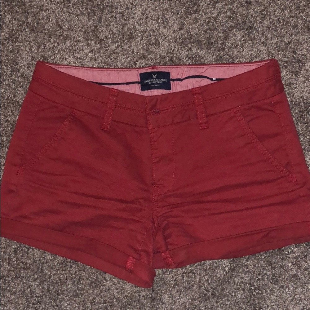 Maroon, America Eagle Cargo Shorts !!!